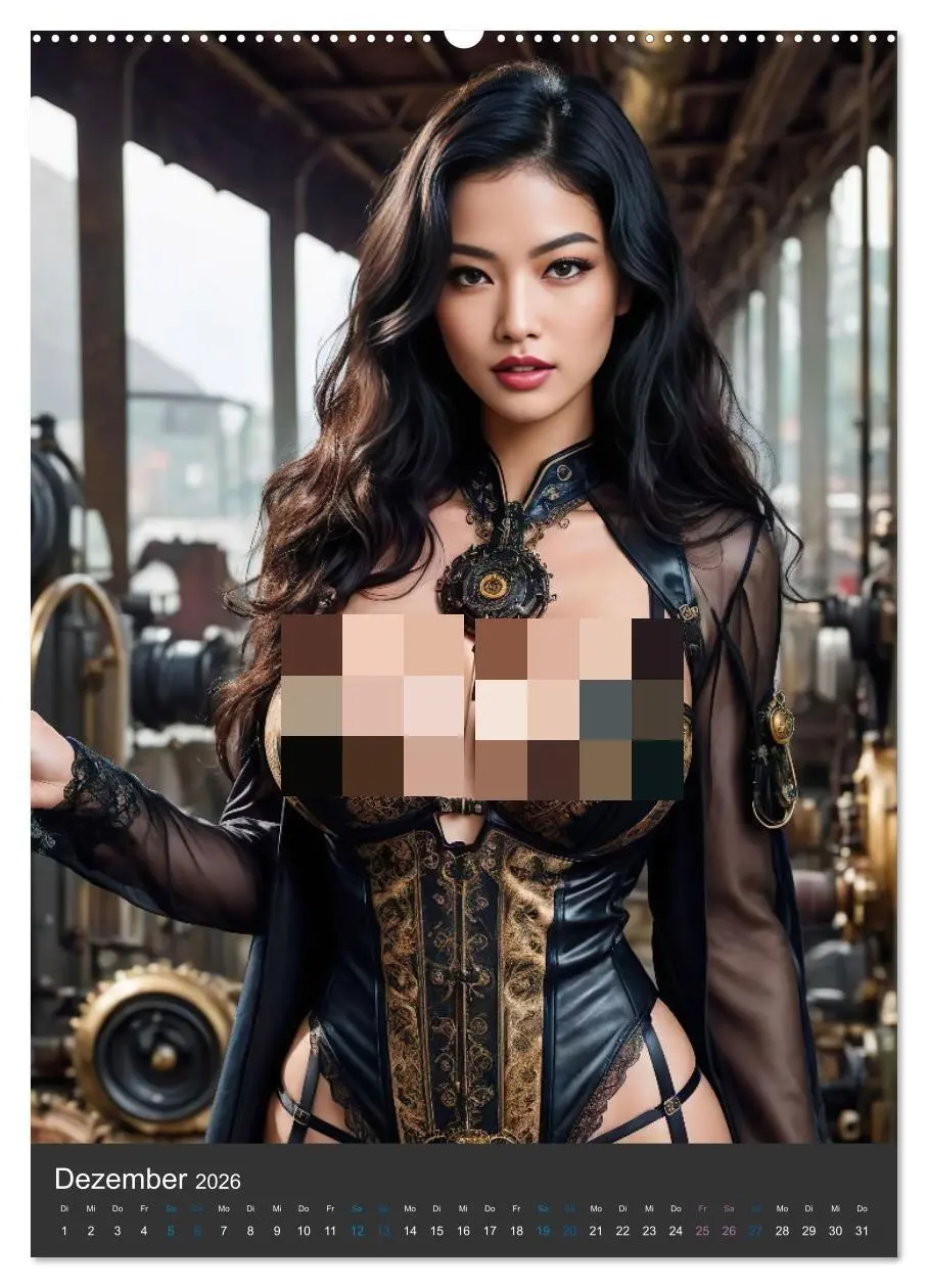 Bild: 9783516283907 | Sinnlicher Steampunk (Wandkalender 2026 DIN A2 hoch), CALVENDO...
